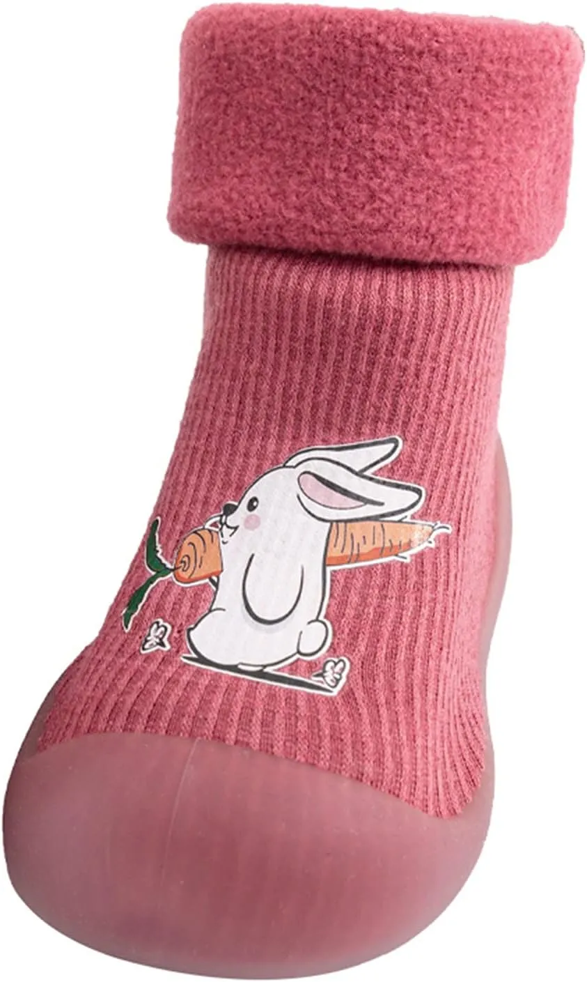 Baby Sneaker Baby Sole Soft Girls Stocking Shoes Boys Toddler Solid Socks Slipper Little Girls Casual Shoes