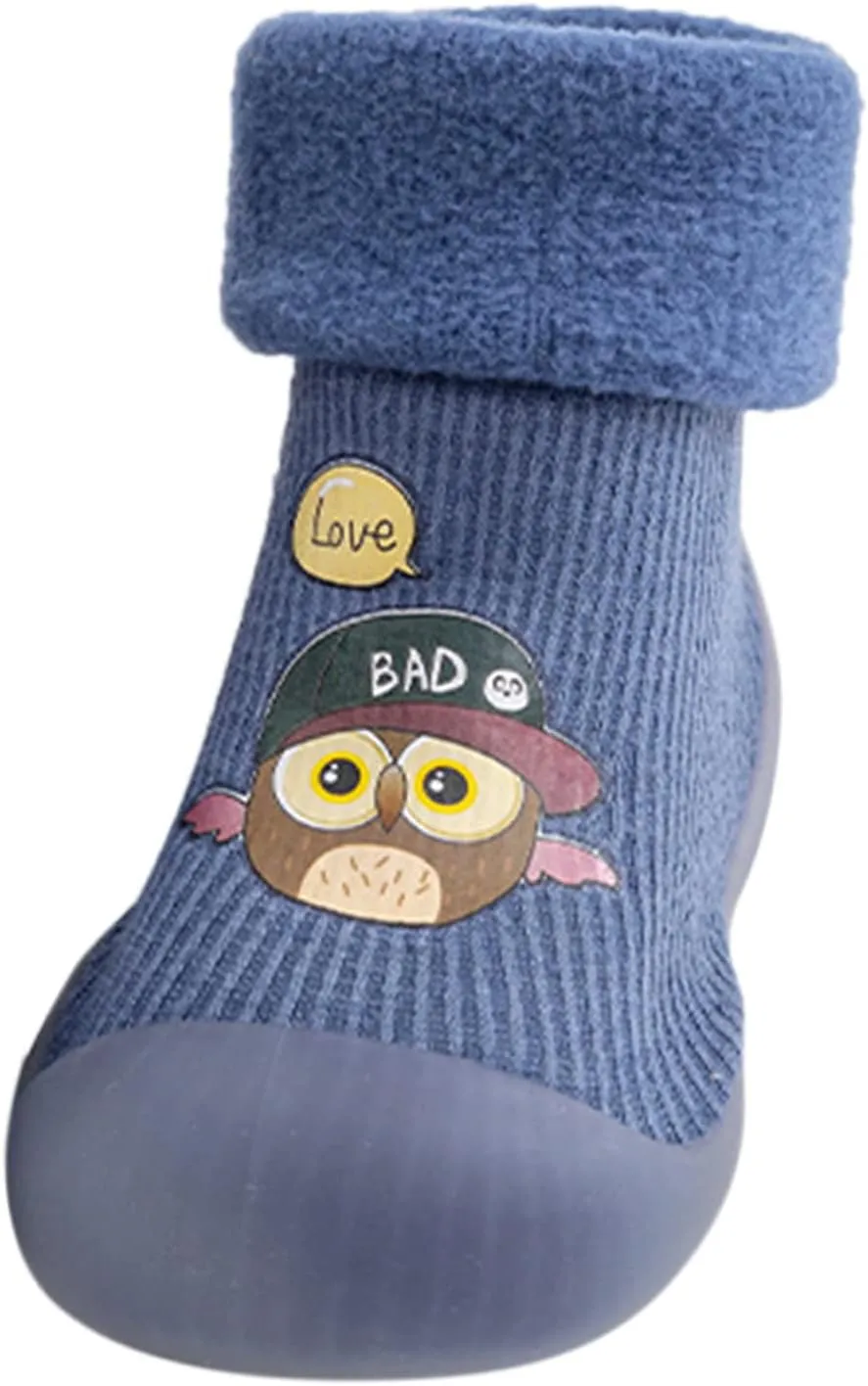 Baby Sneaker Baby Sole Soft Girls Stocking Shoes Boys Toddler Solid Socks Slipper Little Girls Casual Shoes