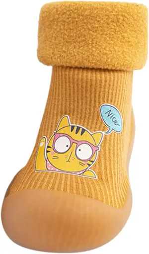 Baby Sneaker Baby Sole Soft Girls Stocking Shoes Boys Toddler Solid Socks Slipper Little Girls Casual Shoes