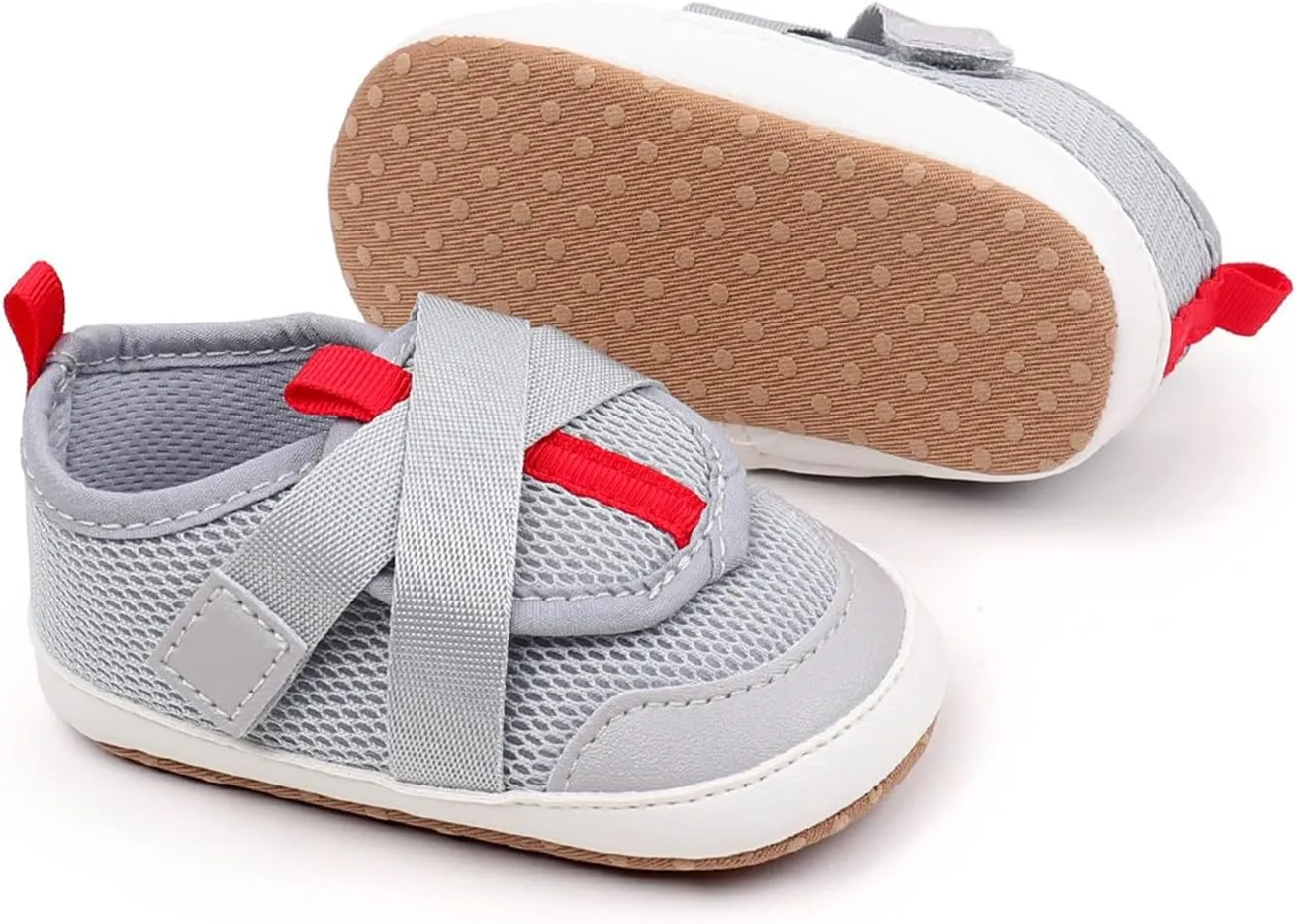Baby Sneakers Girls Boys Lightweight Breathable Mesh First Walking Shoes Flat Bottom Footwear First Petite Baby Shoes