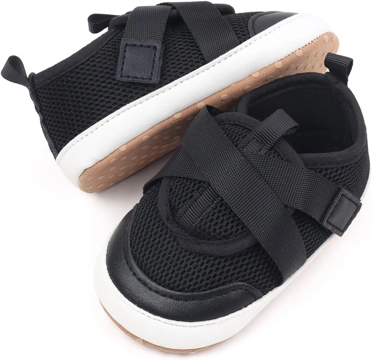 Baby Sneakers Girls Boys Lightweight Breathable Mesh First Walking Shoes Flat Bottom Footwear First Petite Baby Shoes