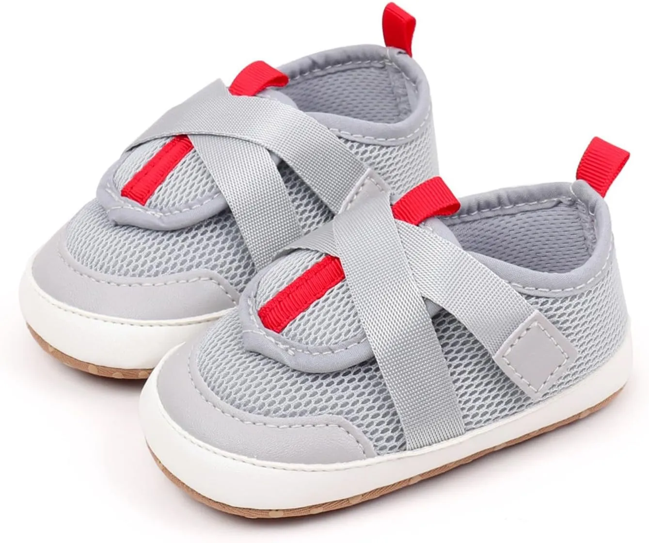 Baby Sneakers Girls Boys Lightweight Breathable Mesh First Walking Shoes Flat Bottom Footwear First Petite Baby Shoes