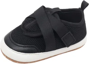 Baby Sneakers Girls Boys Lightweight Breathable Mesh First Walking Shoes Flat Bottom Footwear First Petite Baby Shoes