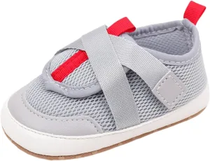 Baby Sneakers Girls Boys Lightweight Breathable Mesh First Walking Shoes Flat Bottom Footwear First Petite Baby Shoes
