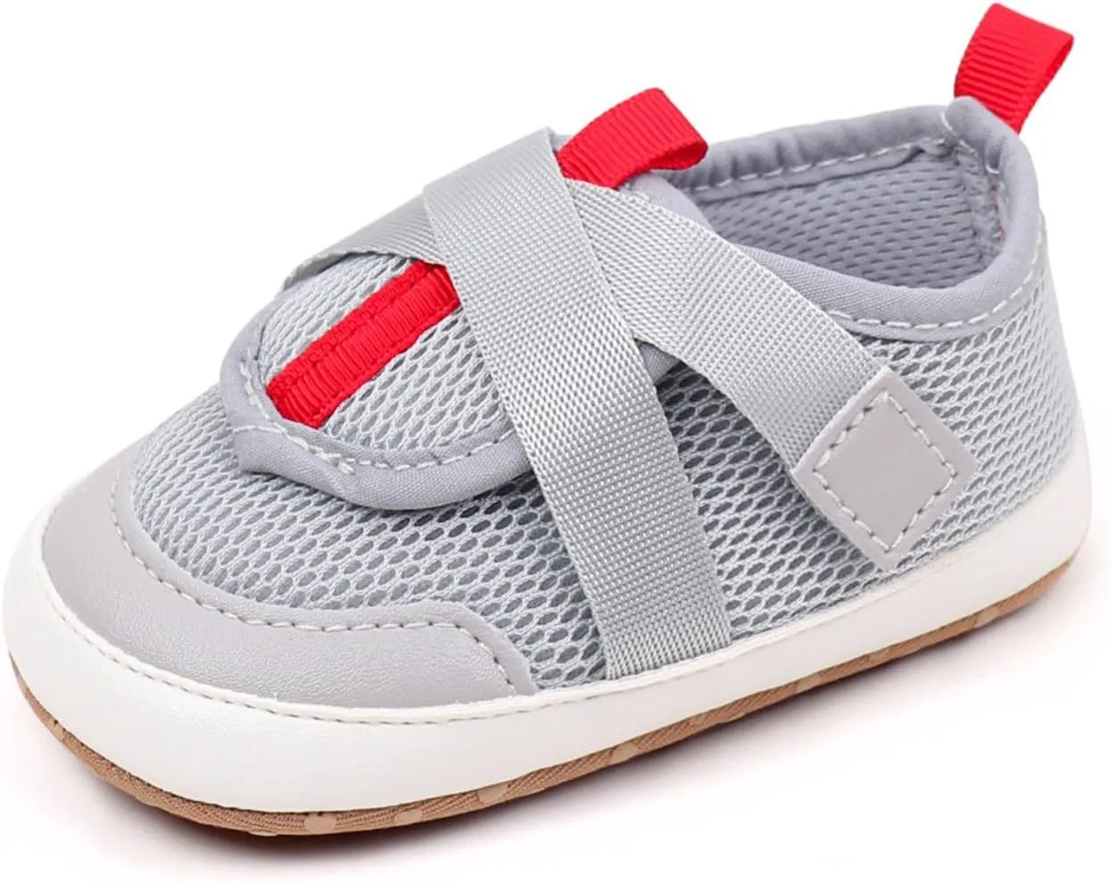 Baby Sneakers Girls Boys Lightweight Breathable Mesh First Walking Shoes Flat Bottom Footwear First Petite Baby Shoes