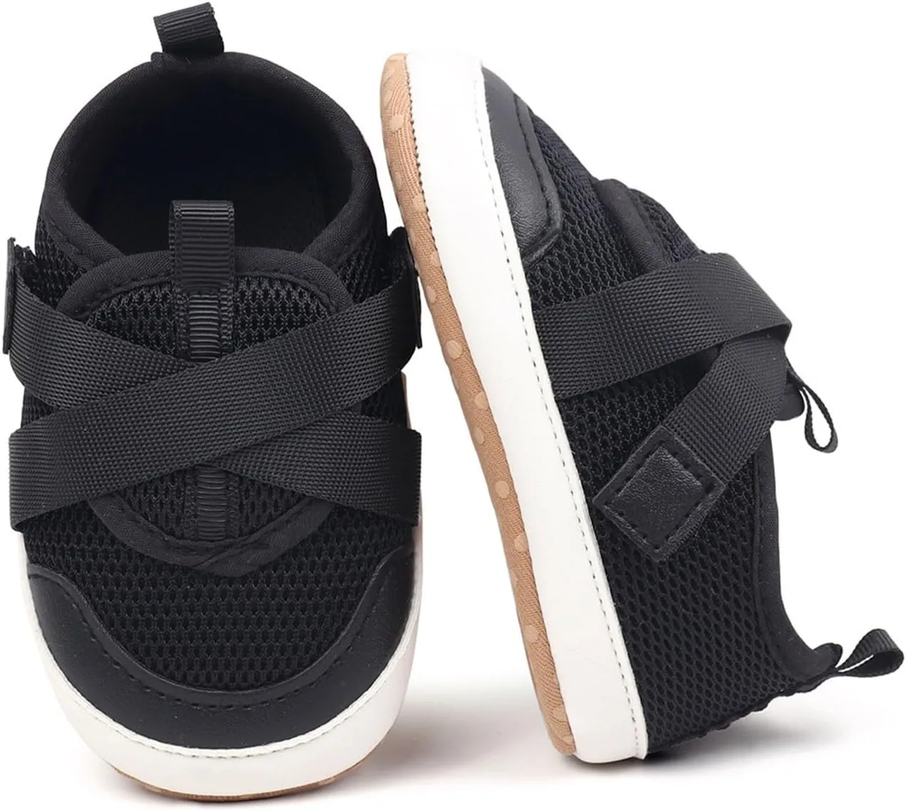 Baby Sneakers Girls Boys Lightweight Breathable Mesh First Walking Shoes Flat Bottom Footwear First Petite Baby Shoes