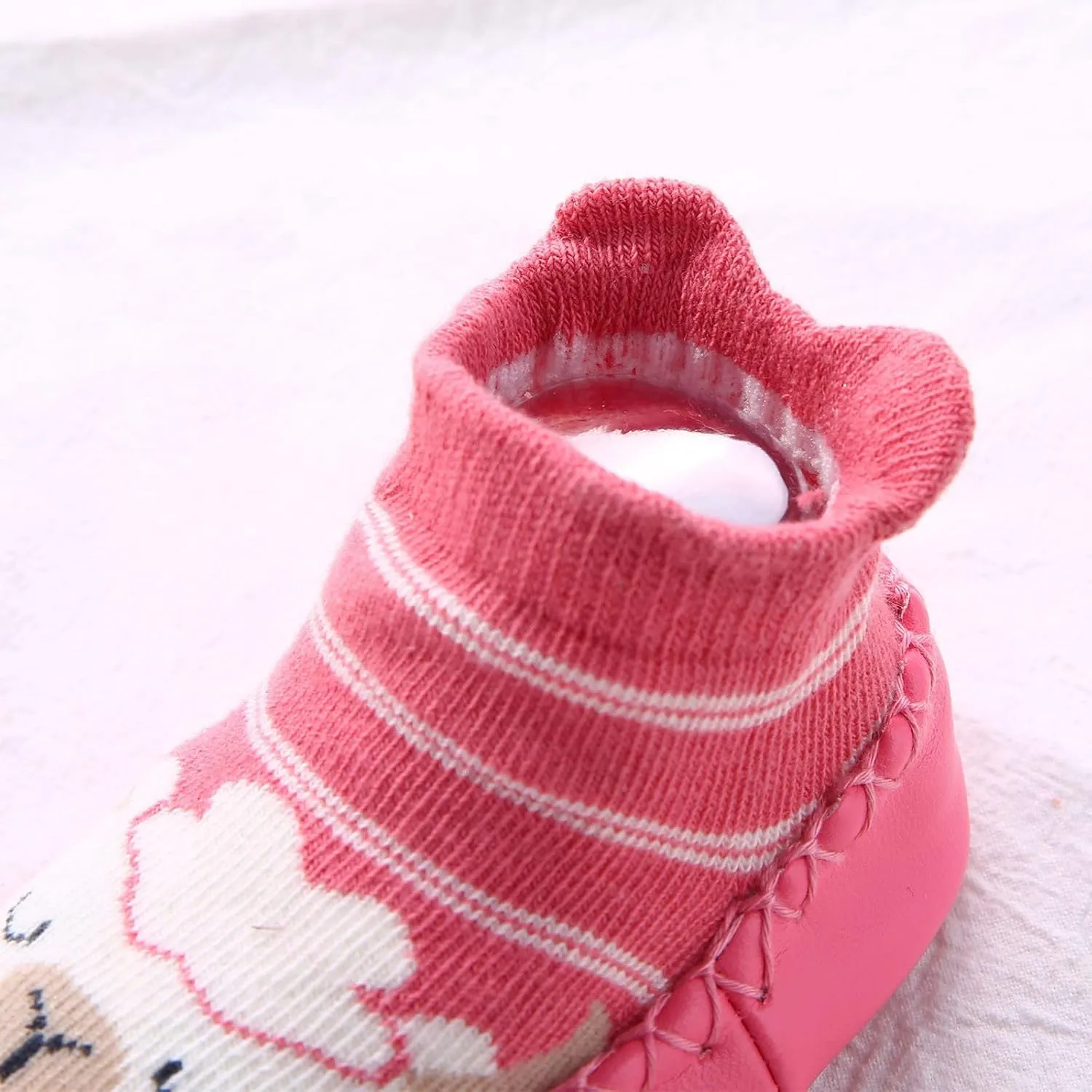 Baby Sock Shoes Toddler Cute Soft Rubber Sole Non Slip Floor Slipper for Boys Girls First Walking Sneakers