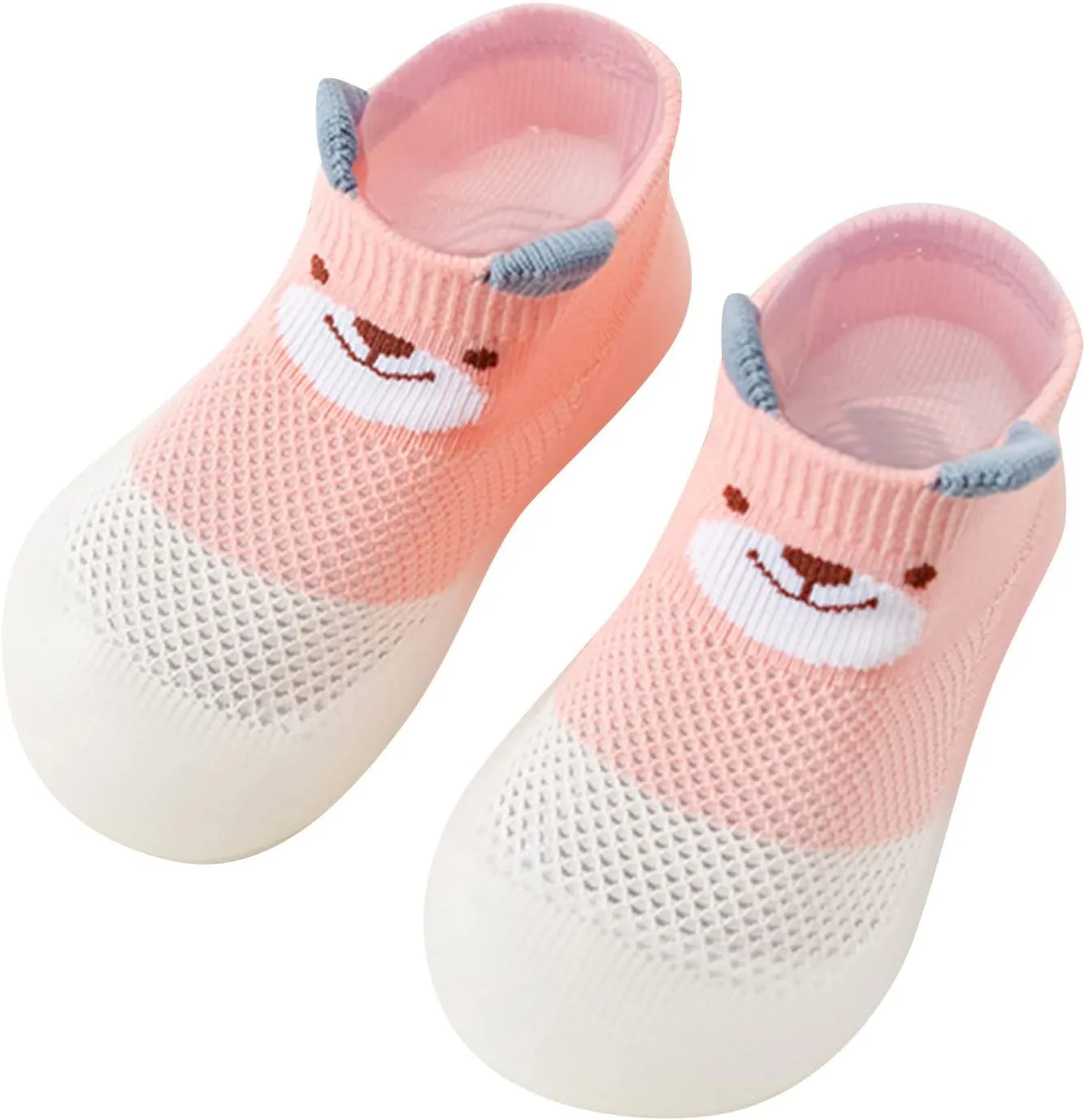 Baby Sock Shoes Toddler Cute Soft Rubber Sole Non Slip Floor Slipper for Boys Girls First Walking