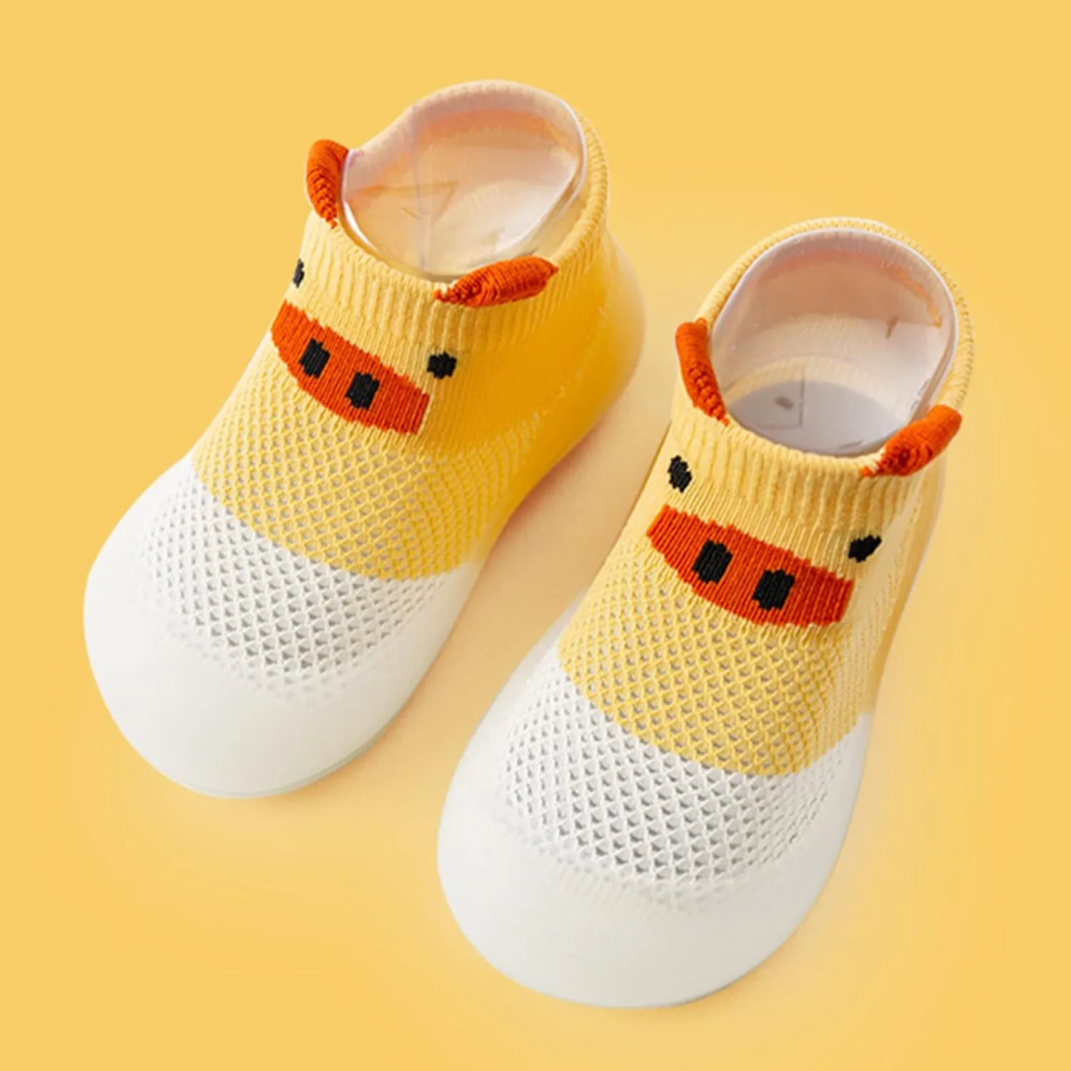Baby Sock Shoes Toddler Cute Soft Rubber Sole Non Slip Floor Slipper for Boys Girls First Walking