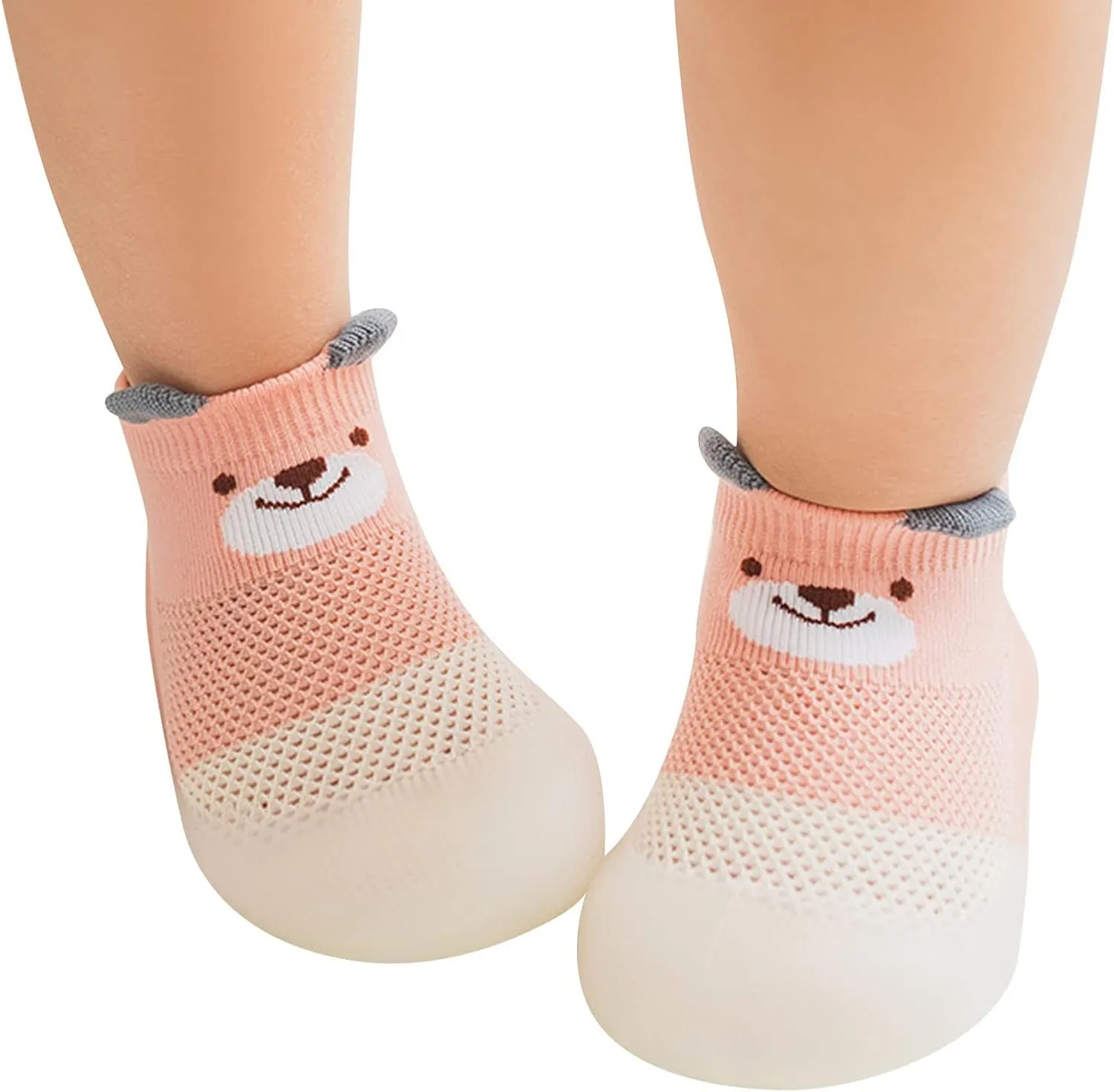 Baby Sock Shoes Toddler Cute Soft Rubber Sole Non Slip Floor Slipper for Boys Girls First Walking