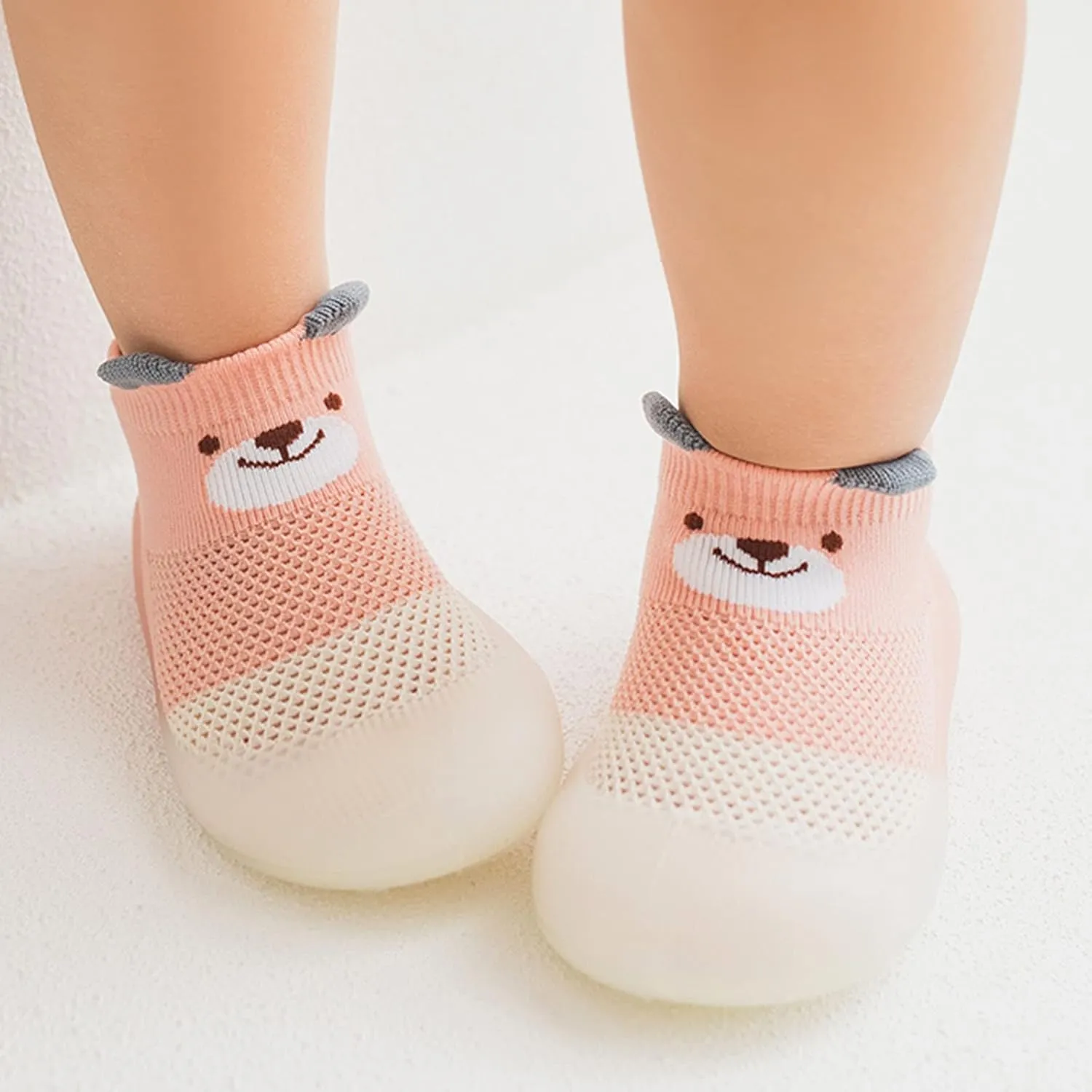 Baby Sock Shoes Toddler Cute Soft Rubber Sole Non Slip Floor Slipper for Boys Girls First Walking