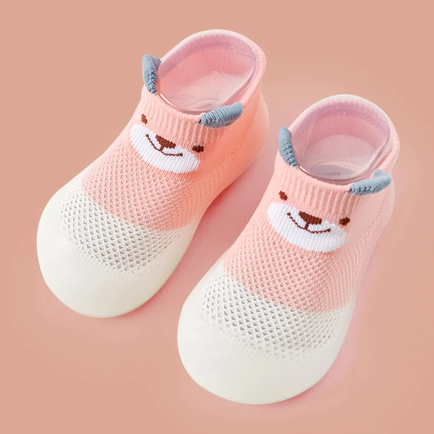 Baby Sock Shoes Toddler Cute Soft Rubber Sole Non Slip Floor Slipper for Boys Girls First Walking