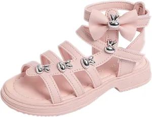Baby Soft Sole Sandals 4 to 12 Years Children Shoes High Top Flat Sandals Roman Sandals Big Children Summer