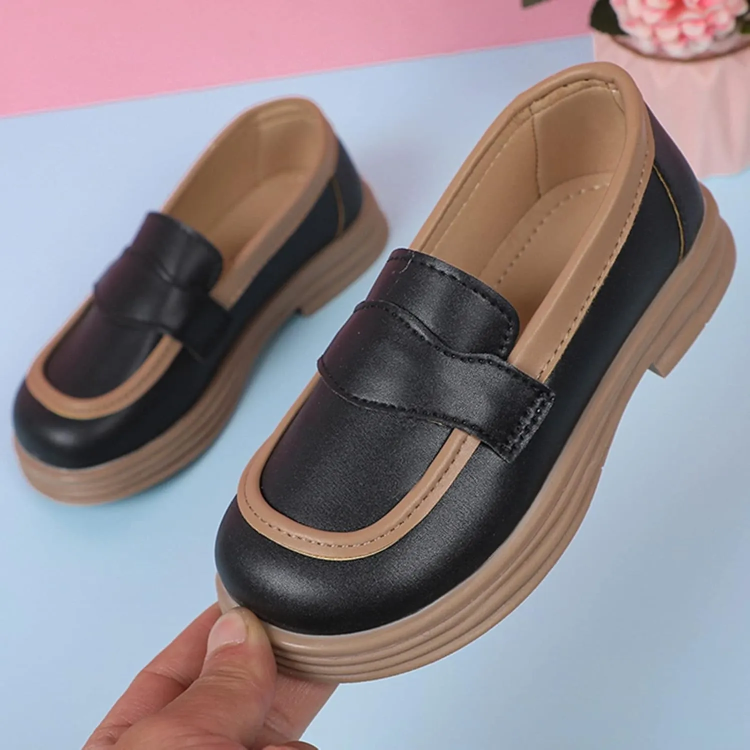 Baby Soft Sole Shoes Children Chunky Heel Platform Shoes Fashion Casual Children Sandals Children Princess Shoes
