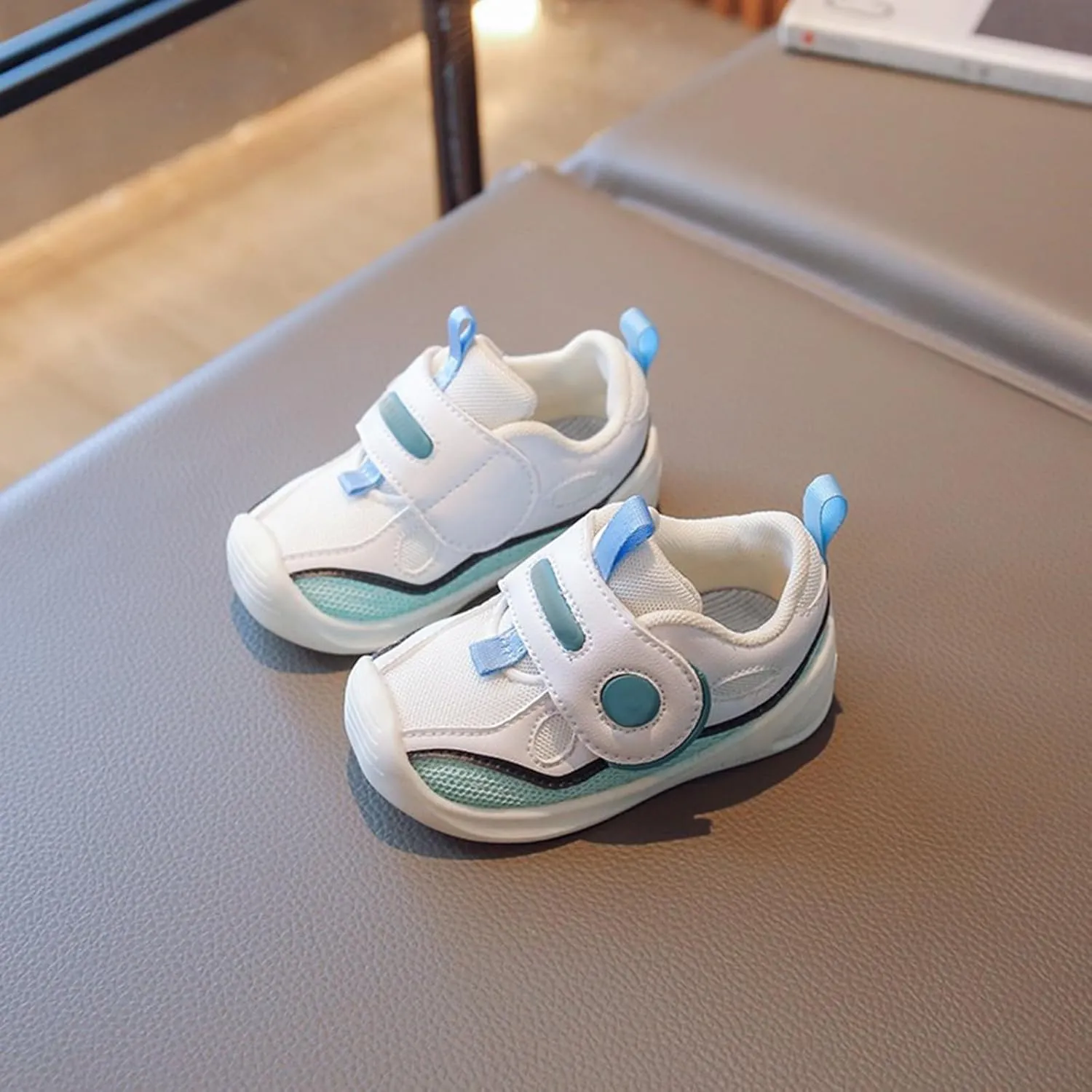 Baby Trainers Toddler Boys Girls Lightweight Breathable Sneakers Non Slip Soft Sole First Walking Shoes for Infant