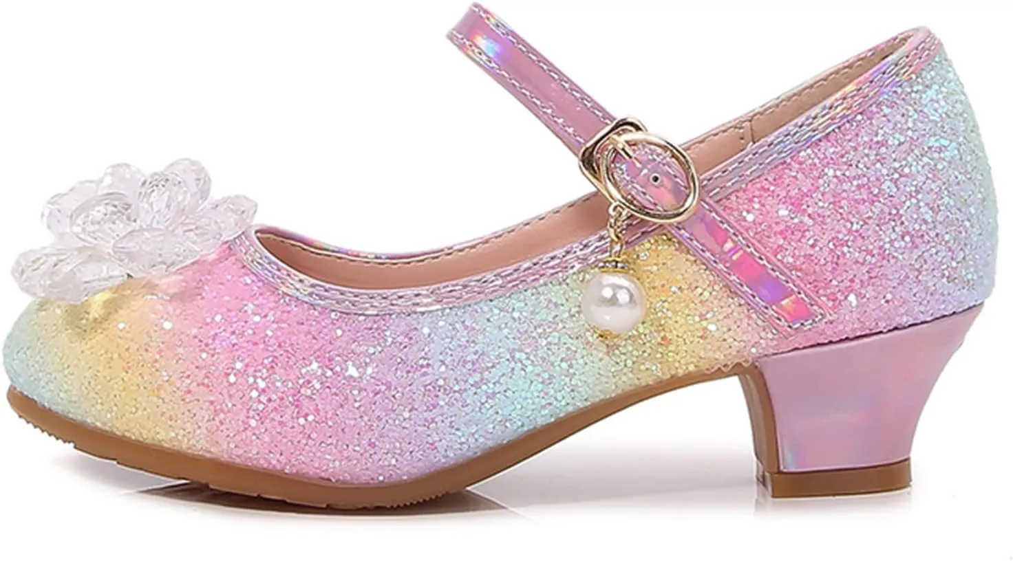 Baby Walking Shoes Children Shoes Fashion Flat Princess Shoes Bowknot Pearl Children Soft Sole Infant Jelly Sandals