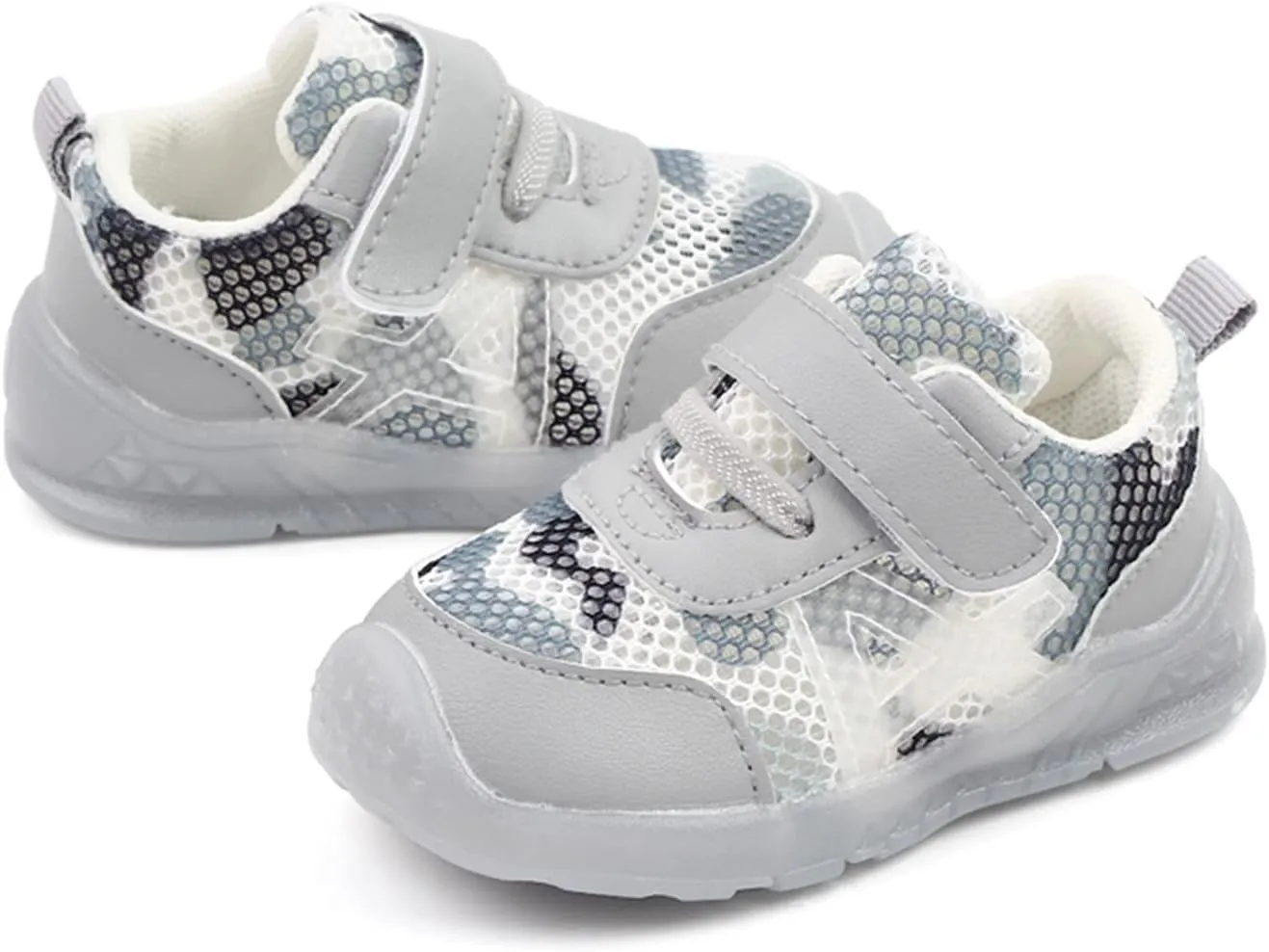Baby Walking Sneaker Shoes Boy Girl Lightweight Non-Slip Sneakers, Comfortable Breathable Soft Sole Running Shoes