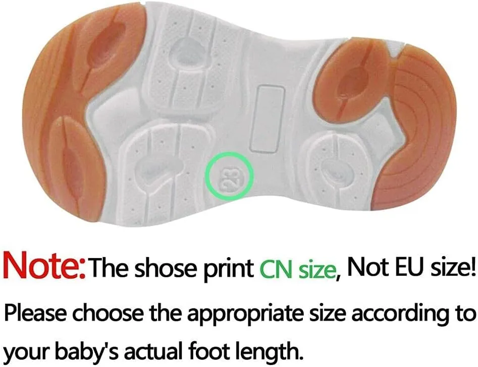 Baby Walking Sneaker Shoes Boy Girl Lightweight Non-Slip Sneakers, Comfortable Breathable Soft Sole Running Shoes