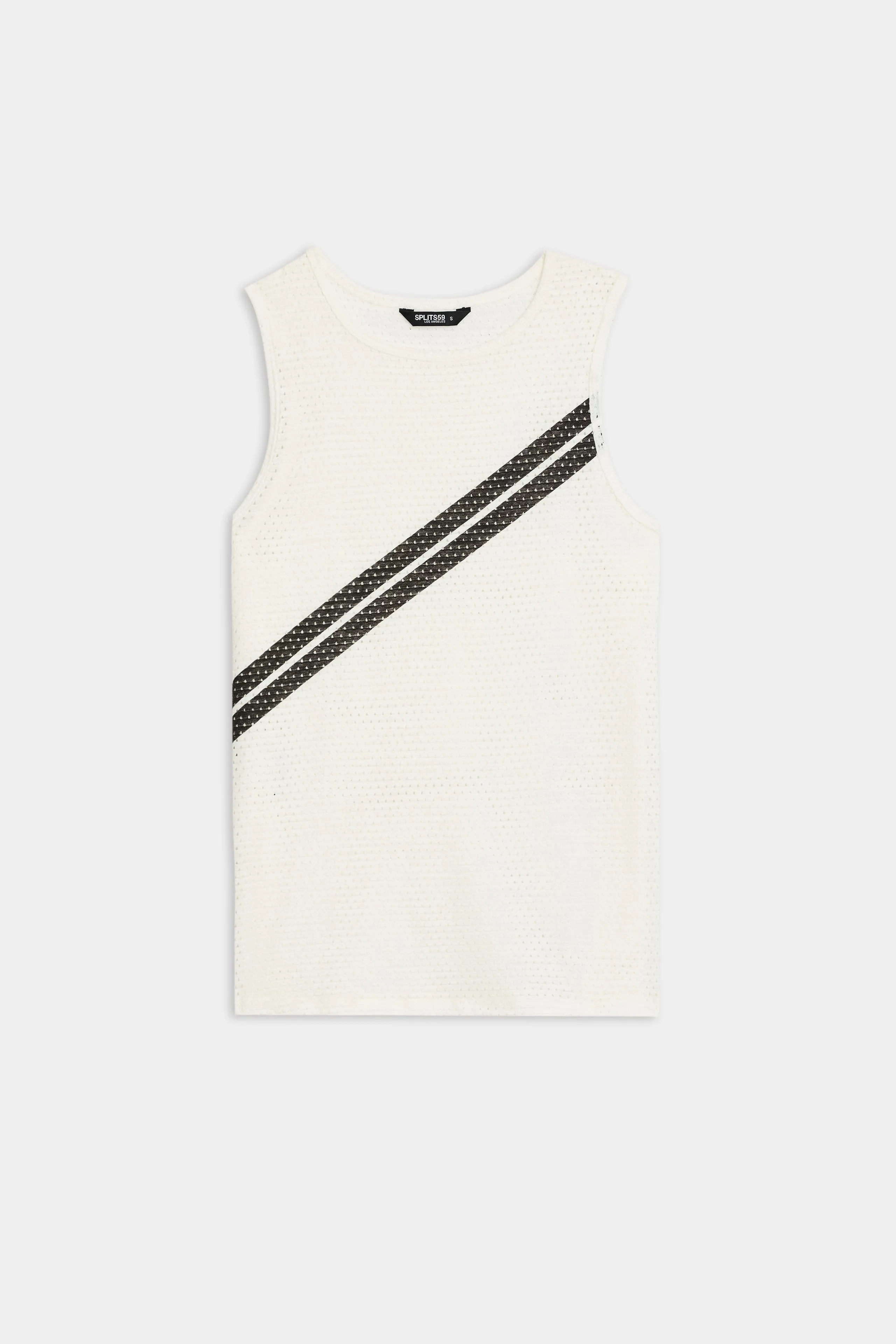 Bandit Mesh Tank - White/Black