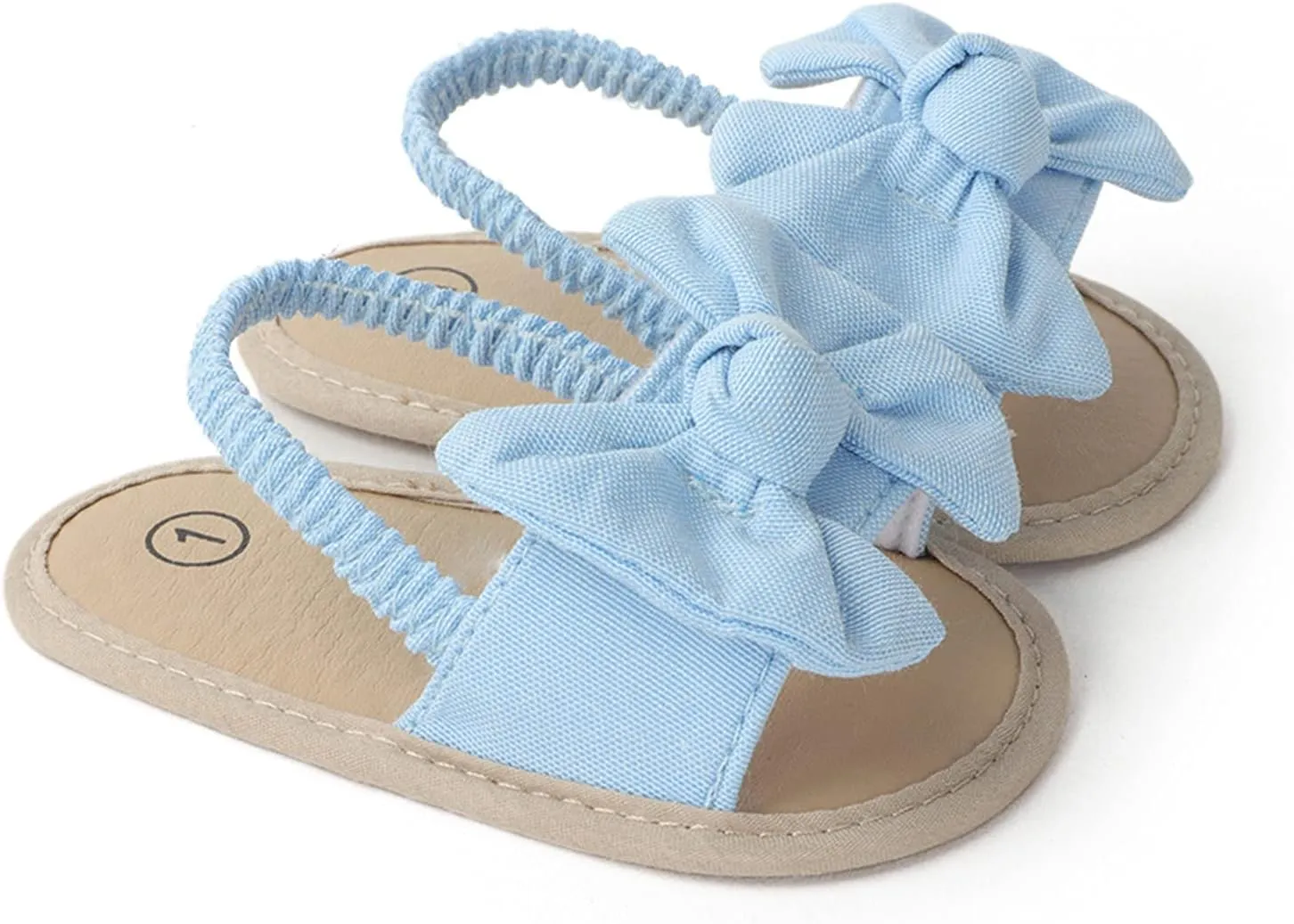 Bow Solid Baby Shoes Girls Toddler Beach Casual Holiday Sandals Children Boy Soft Sole Breathable Rubber Sandals