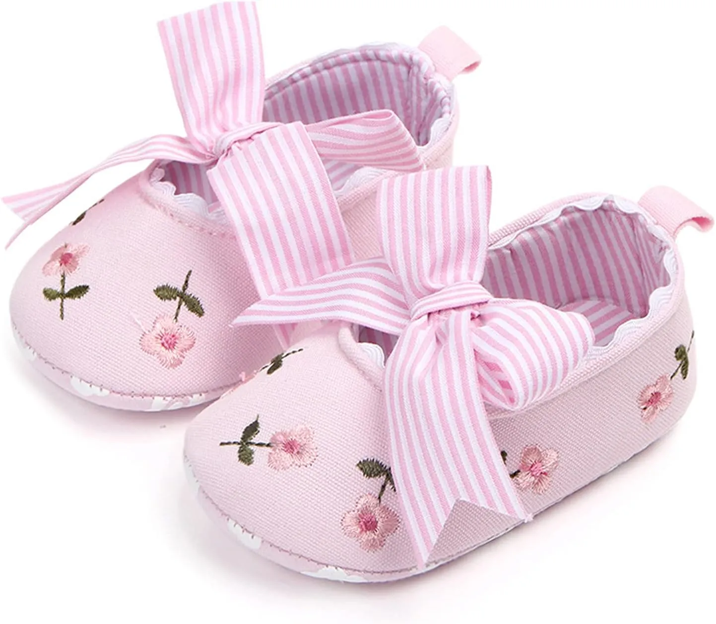 Boy Slip on Shoe Non-Slip Soft Floral Sandals Shoes Baby Shoes Girls Soft First Toddler Girls Sparkly Shoes