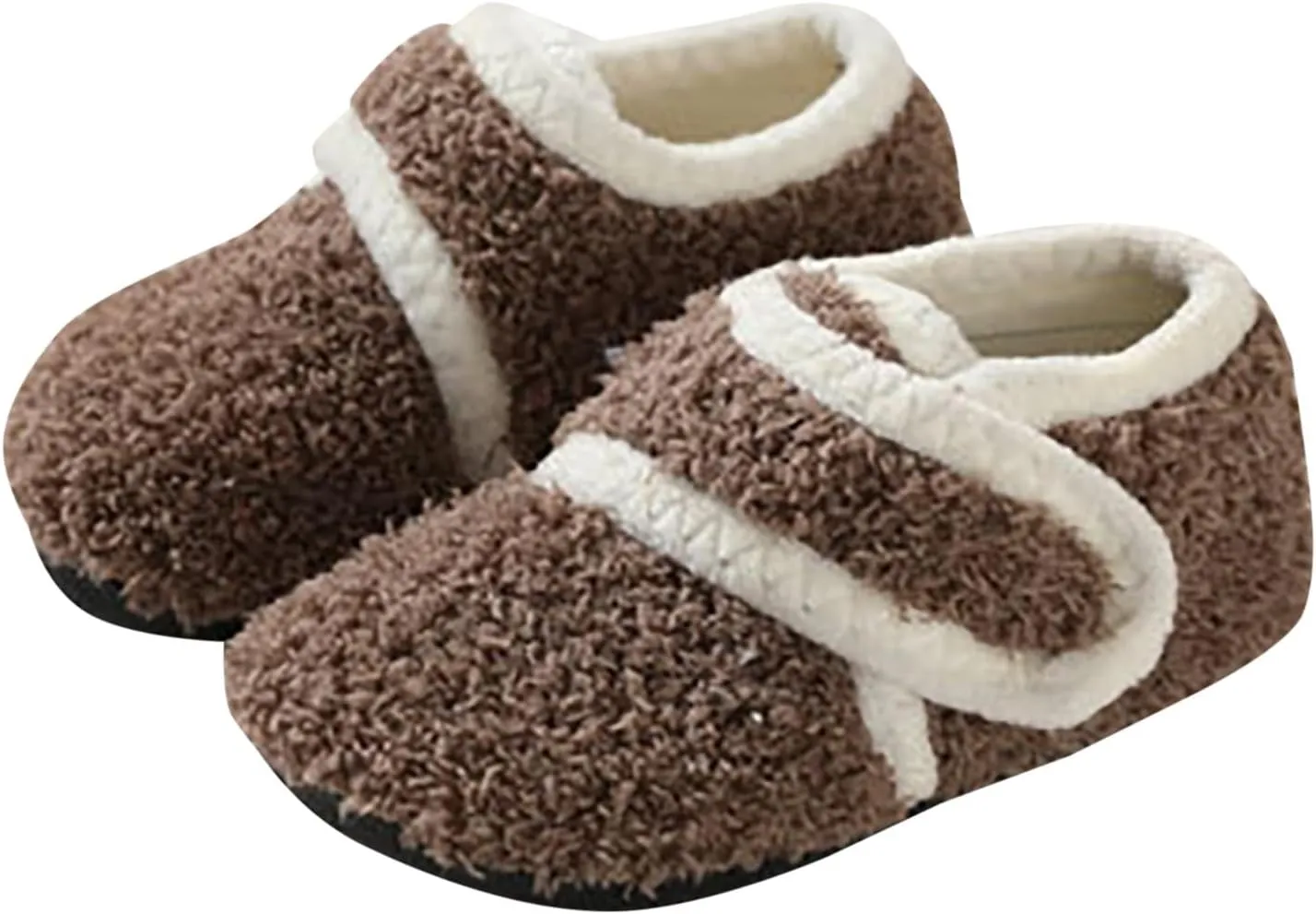 Boys Girls House Slippers Kids Warm Home Shoes Soft Plush Home Indoor Shoes Anti-Slip Booties Non-Slip Plush Slippers