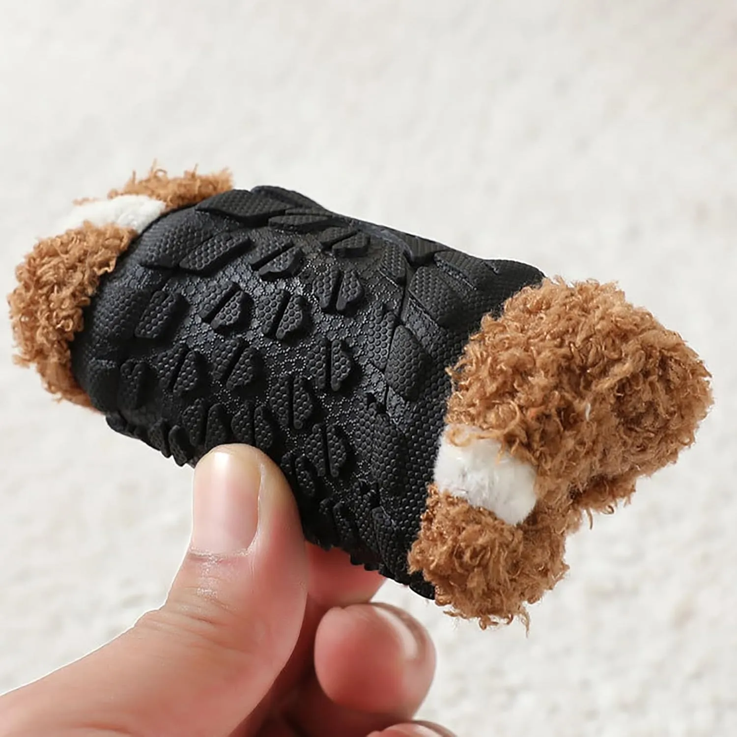 Boys Girls House Slippers Kids Warm Home Shoes Soft Plush Home Indoor Shoes Anti-Slip Booties Non-Slip Plush Slippers