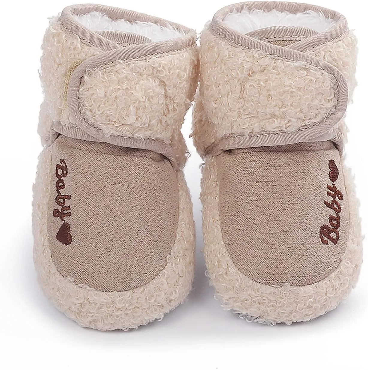 Boys Shoes Plush Girls Walkers Cotton Shoes Baby Snow Infant First Soft Boots Warm Boys Baby Shoes Toddler Suede Boots