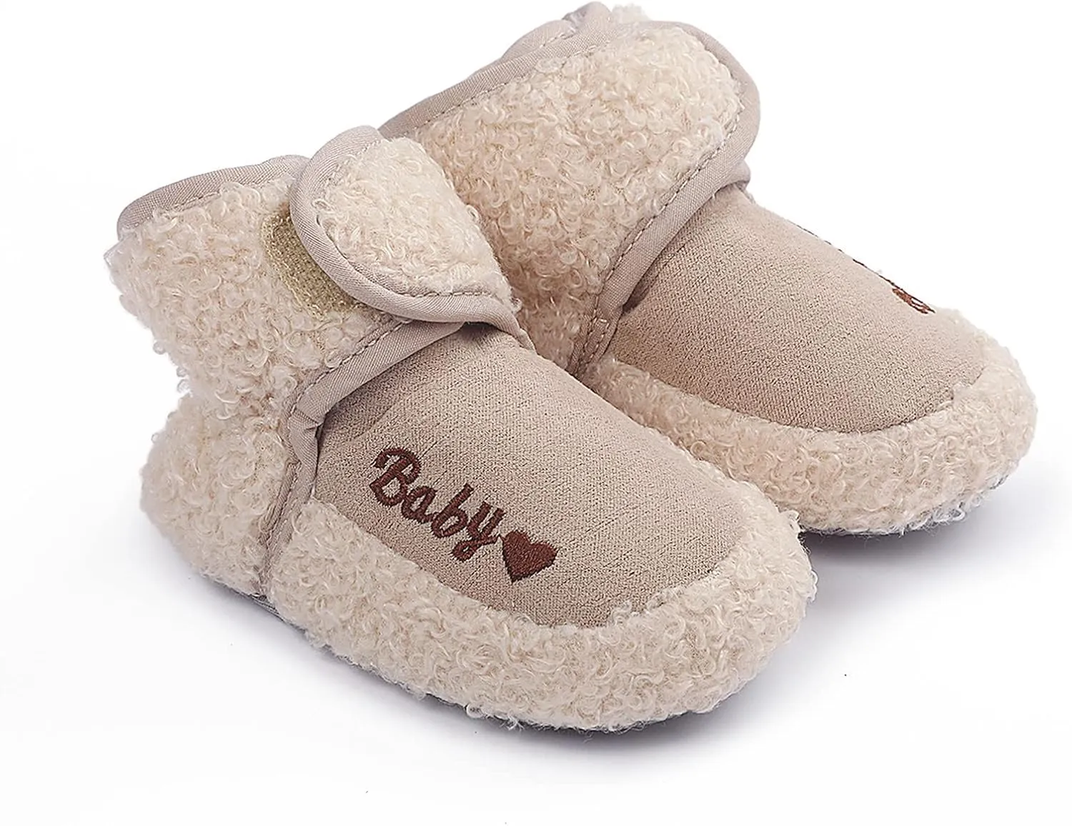 Boys Shoes Plush Girls Walkers Cotton Shoes Baby Snow Infant First Soft Boots Warm Boys Baby Shoes Toddler Suede Boots