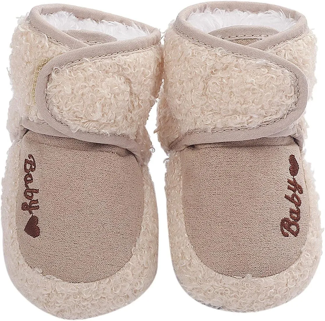 Boys Shoes Plush Girls Walkers Cotton Shoes Baby Snow Infant First Soft Boots Warm Boys Baby Shoes Toddler Suede Boots