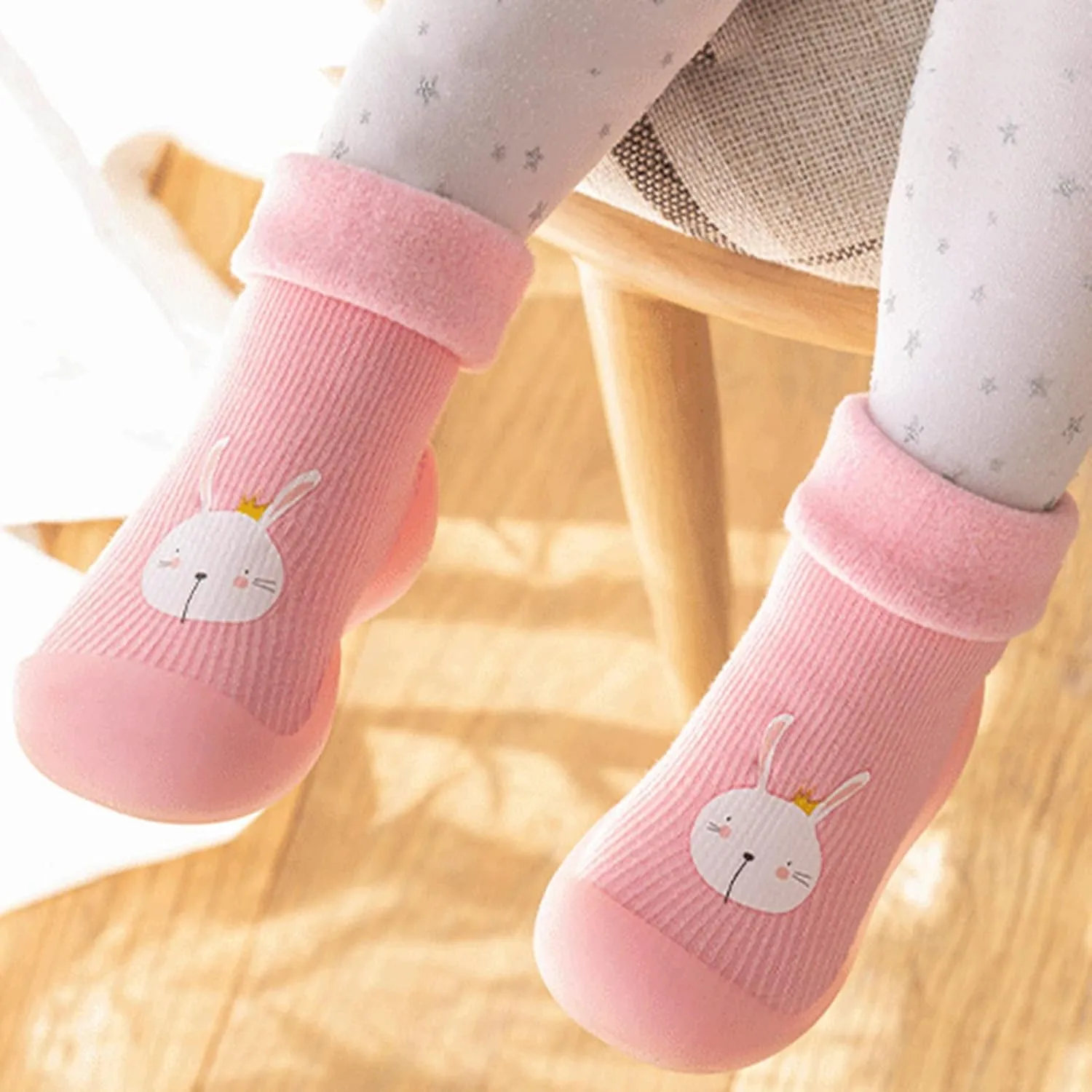 Cat And Girls Sandals Baby Sole Soft Girls Stocking Shoes Boys Toddler Solid Socks Slipper Rubber Warm Kids Knit Baby Shoes Baby Sneakers 12 Months