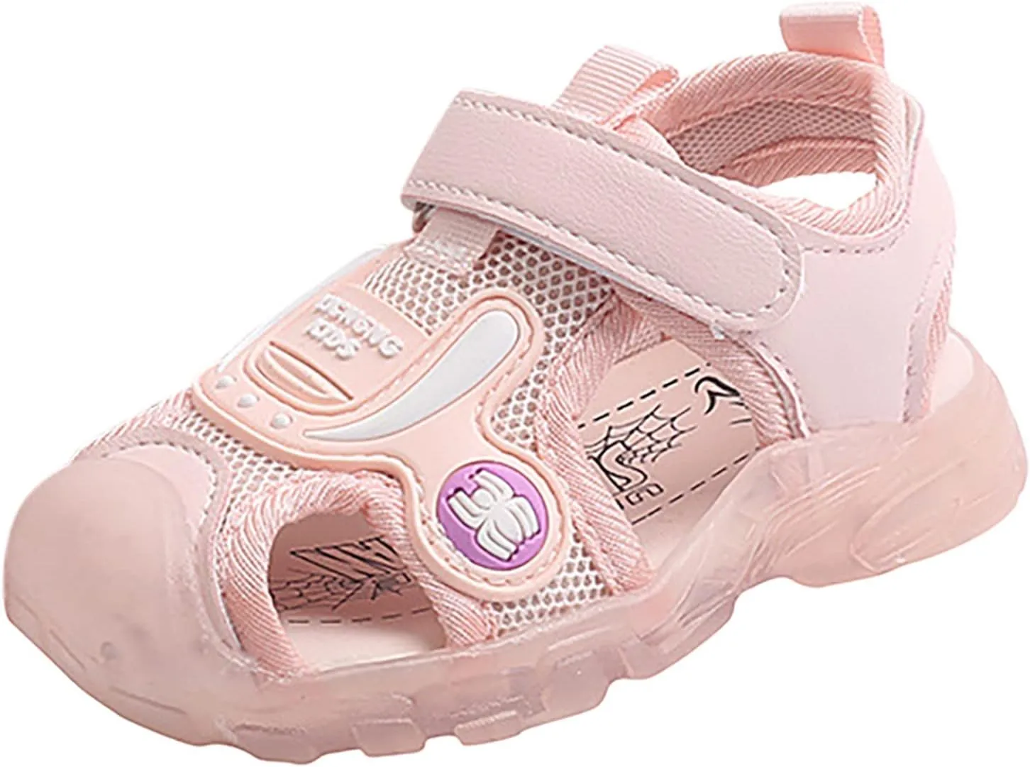 Children Soft Shoes Fashion Light On LED Baby Shoes Casual Children Shoes Girls Sandals Soft Sole Kids Beach