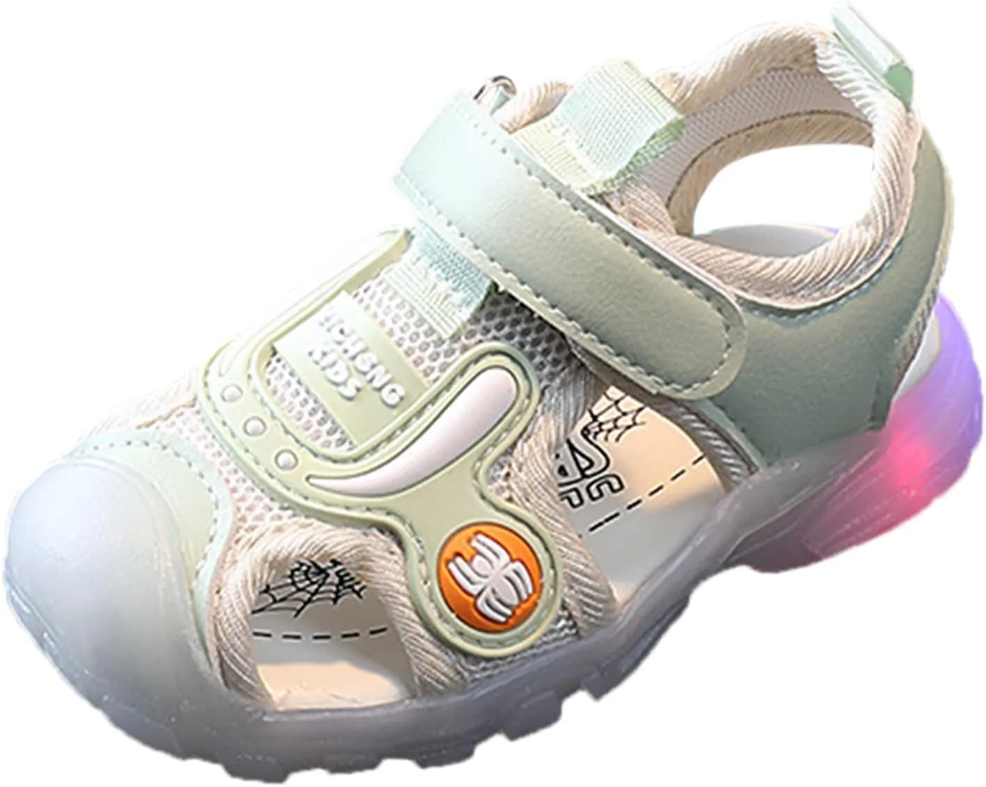 Children Soft Shoes Fashion Light On LED Baby Shoes Casual Children Shoes Girls Sandals Soft Sole Kids Beach