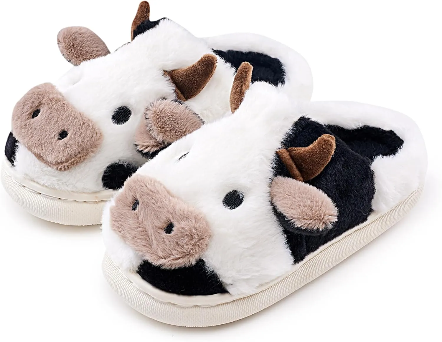 Cow Slippers Toddler Slippers Kids Slippers Boys Girls Soft Non-Slip slippers Memory Foam Toddler House Shoes Kawaii Bedroom Pillow Cloud Slippers for kids