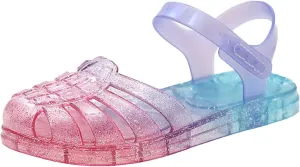 Crystal Jelly Shoes Glitter Butterfly Children Sandals Summer Baby Shoes Rome Girls Little Girls Sandals