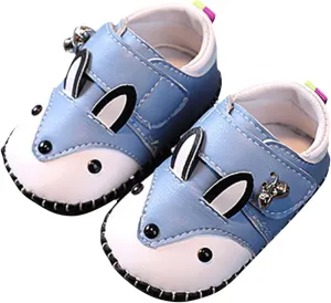 Cute artoon Baby Leather Prewalker Shoes Soft Sole occasins Infant Toddler Slip On First Jelly Flip Flops for Kids