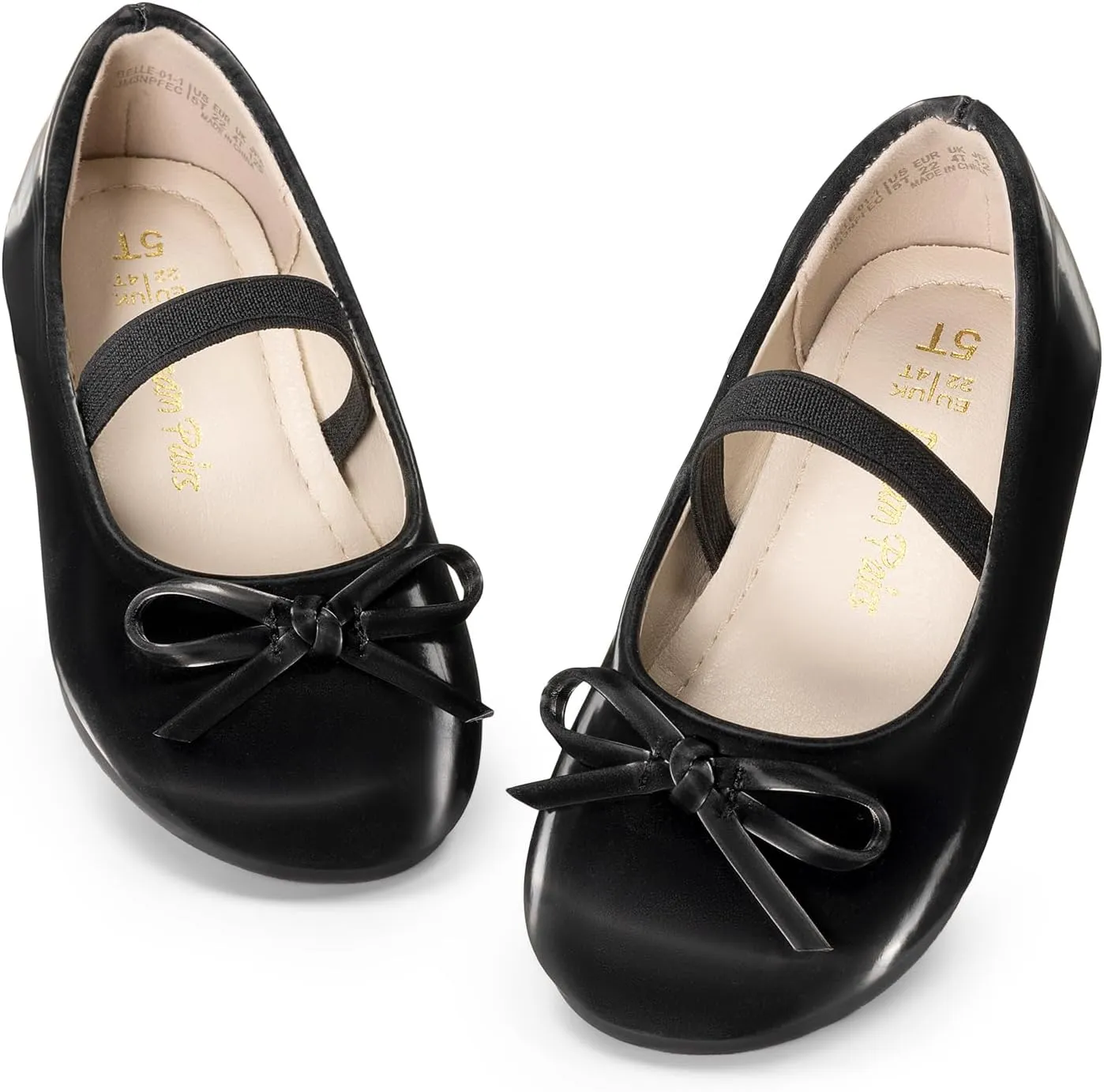 DREAM PAIRS Toddler Girls Dress Shoes Party Wedding Flower Girl Ballet Flats