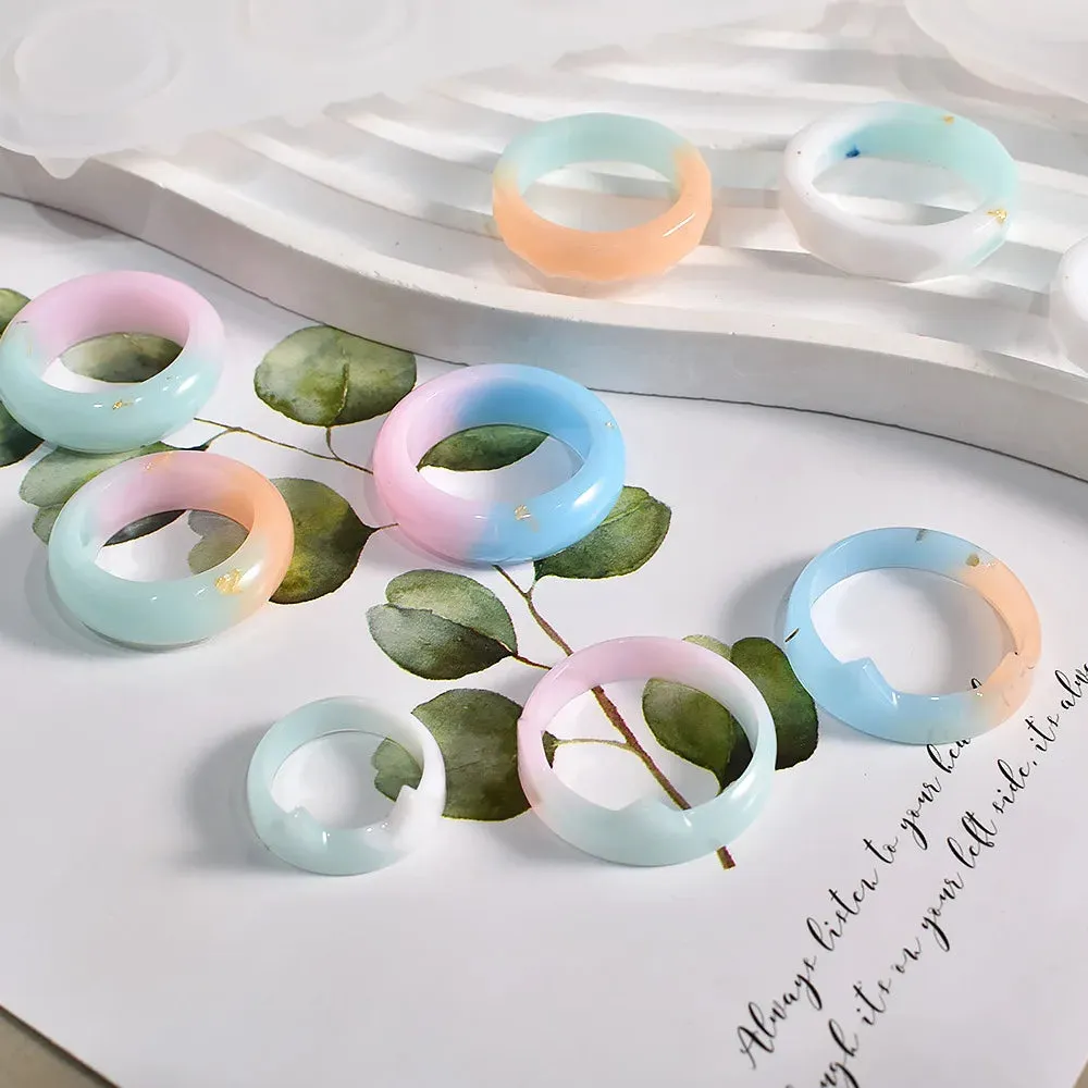 ELMAS DIY Cat Ear Epoxy Resin Ring Mold for Handmade Jewelry