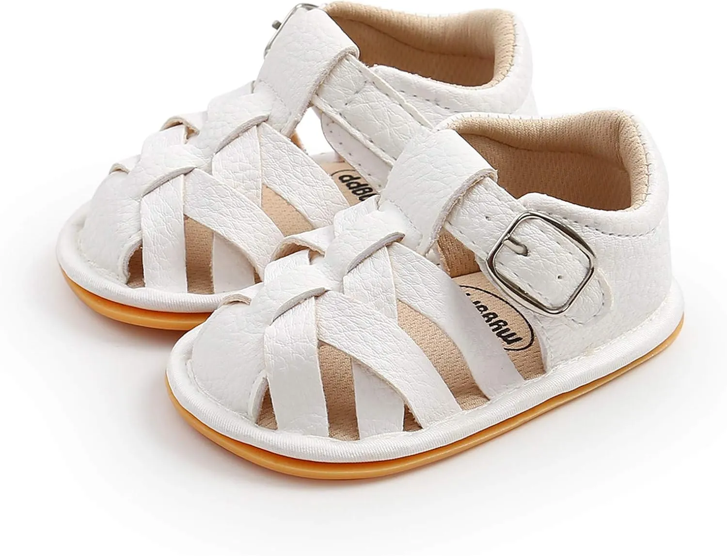 EnJoCho Baby Boys Girls Sandals Soft Non-Slip Rubber Sole Summer Flat Walking Shoes Toddler Flats First Walkers Crib Shoe