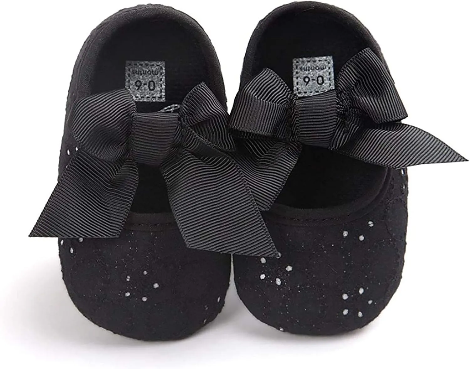 EnJoCho Baby Girl Fashion Embroidered Shoes Soft Sole Toddler Shoes Bow Princess Shoes Infant Crib Shoes for First Walkers
