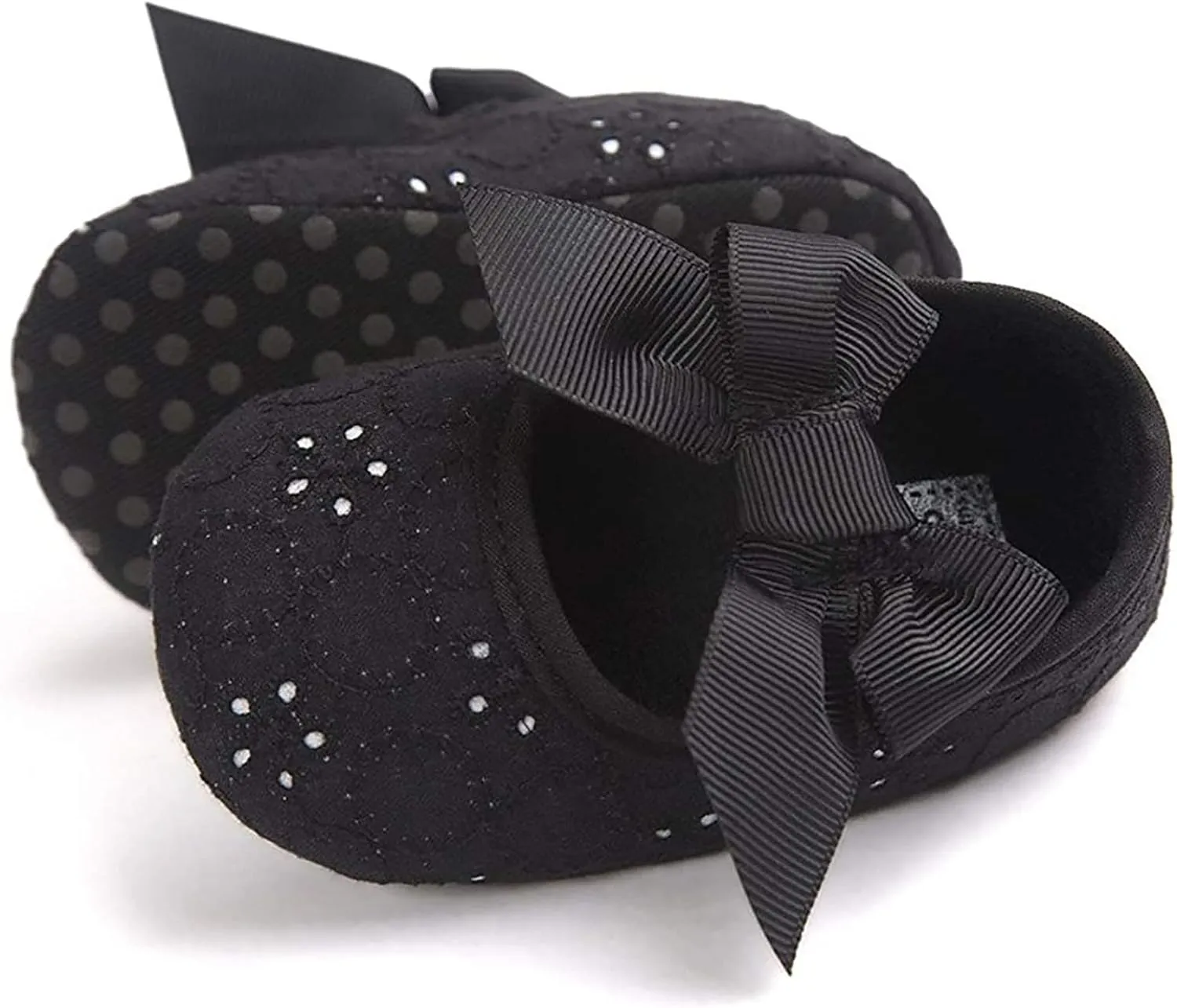 EnJoCho Baby Girl Fashion Embroidered Shoes Soft Sole Toddler Shoes Bow Princess Shoes Infant Crib Shoes for First Walkers