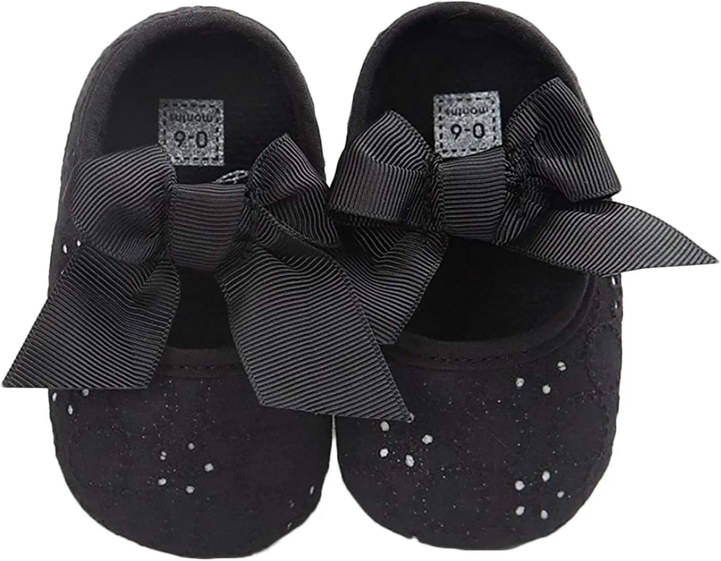 EnJoCho Baby Girl Fashion Embroidered Shoes Soft Sole Toddler Shoes Bow Princess Shoes Infant Crib Shoes for First Walkers