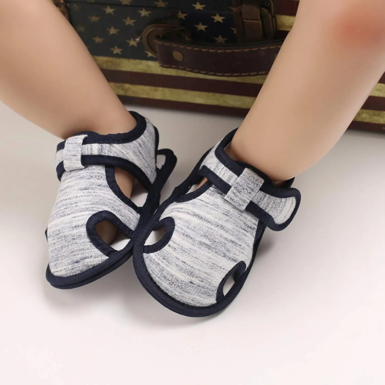 EnJoCho Infant Baby Boys Girls Cartoon Sandals Soft Sole Non Slip Toddler Prewalker Crib Summer Outdoor Walking Shoes