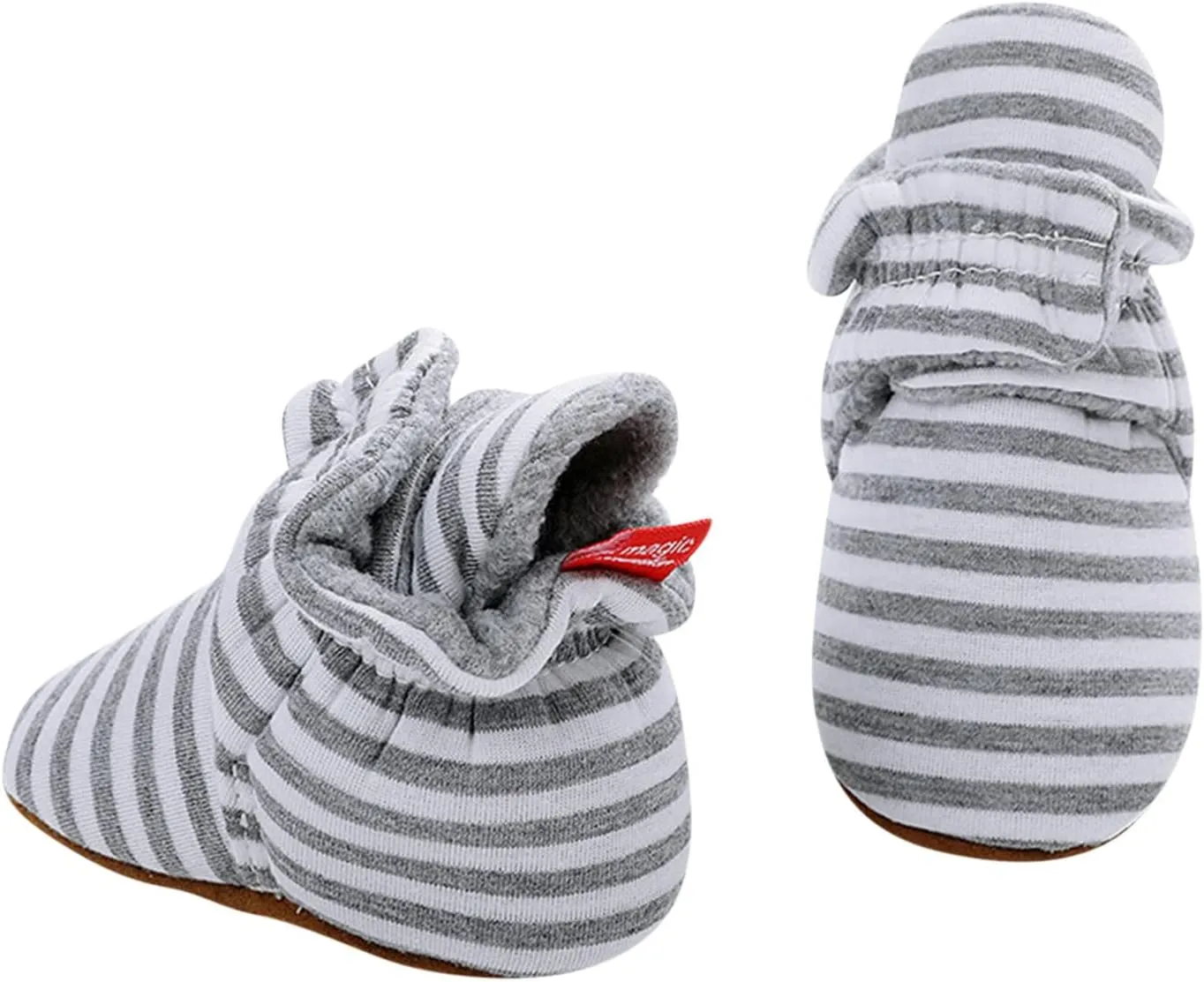 EnJoCho Toddler Winter Warm Cozy Prewalker Socks Baby Cotton Booties Newborn Soft Sole Infant Fleece Boots Non-Slip Crib Shoes