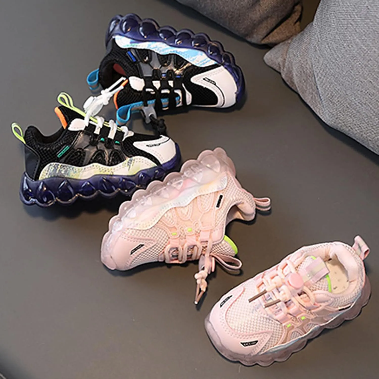 Fashion Light On LED Baby Shoes Casual Children Shoes Boy Sport Shoes Soft Sole Kids Sport Shoes Big Girl Shoes