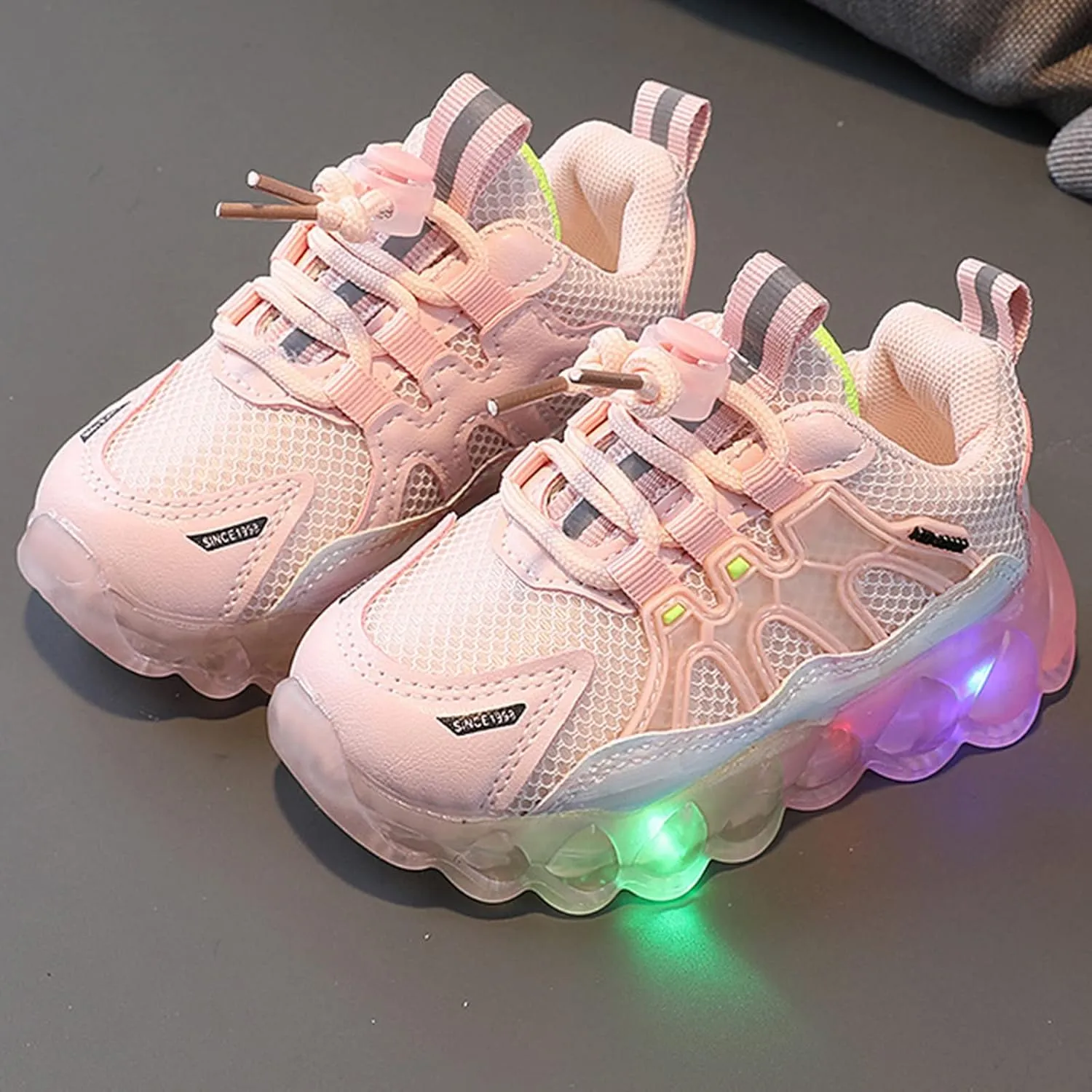 Fashion Light On LED Baby Shoes Casual Children Shoes Boy Sport Shoes Soft Sole Kids Sport Shoes Big Girl Shoes