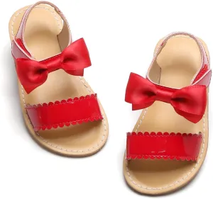 Felix & Flora Toddler Girl Sandals - Flower Girl Dress Shoes Open Toe Little Kid Summer Flats