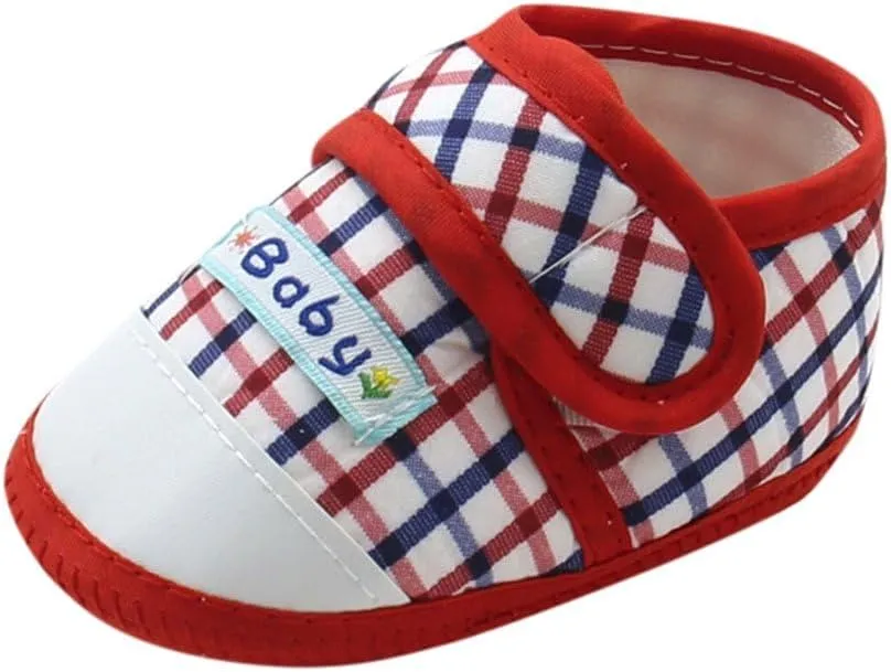 Flats for Children,Newborn InfantBaby Boys Girls Soft Sole Prewalker Warm Casual Flats Shoes for 0-12M (Red-03#, 9-12M)