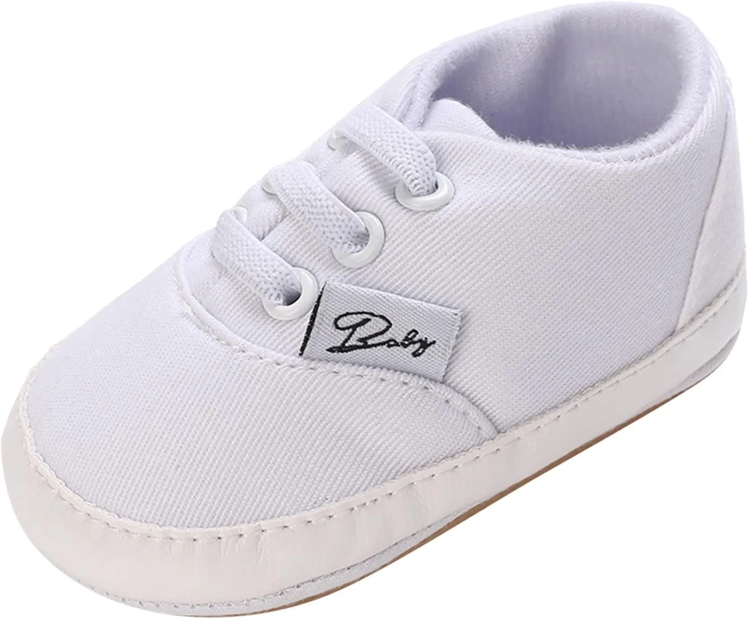 Girls Cheer Shoes Baby Girls Boys Shoes Soft Anti-Slip Sole Newborn First Walkes High Top Canvas Denim Unisex Infant
