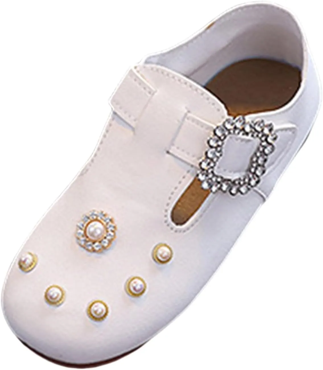 Girls Dress Shoes Glitter Pumps Sequins Bowknot Soft Sole Dance Shoes Vintage Summer Sandals for Wedding Party Kids